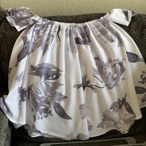 Off the shoulder top